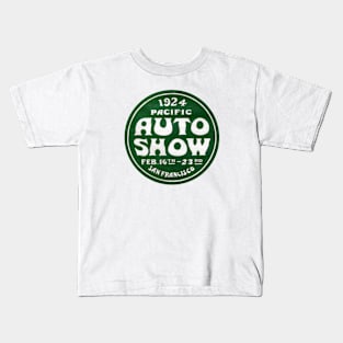 1924 San Francisco California Car Show Kids T-Shirt